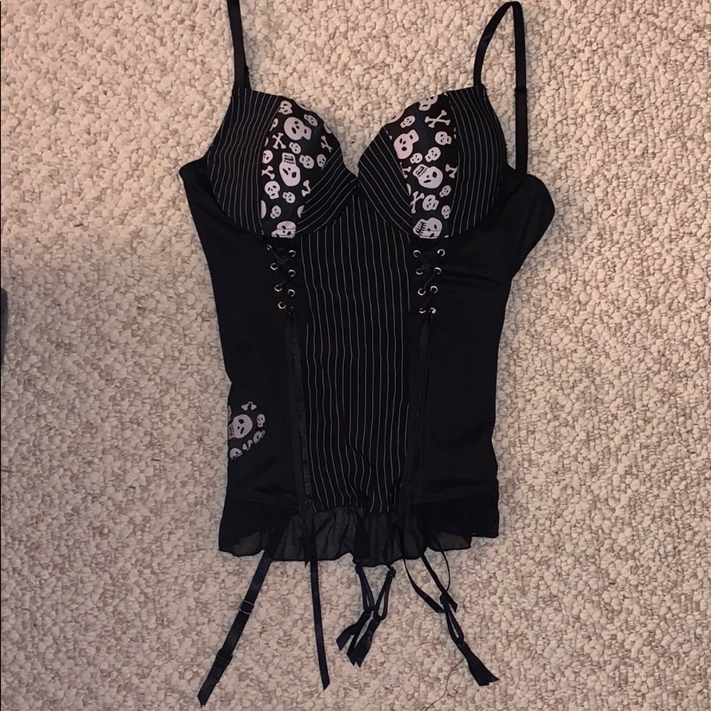 Mall goth bustier top
